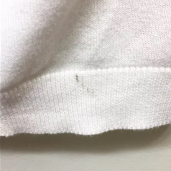 Zara Knit Button Down Lace Cardigan White Small - Picture 5 of 12